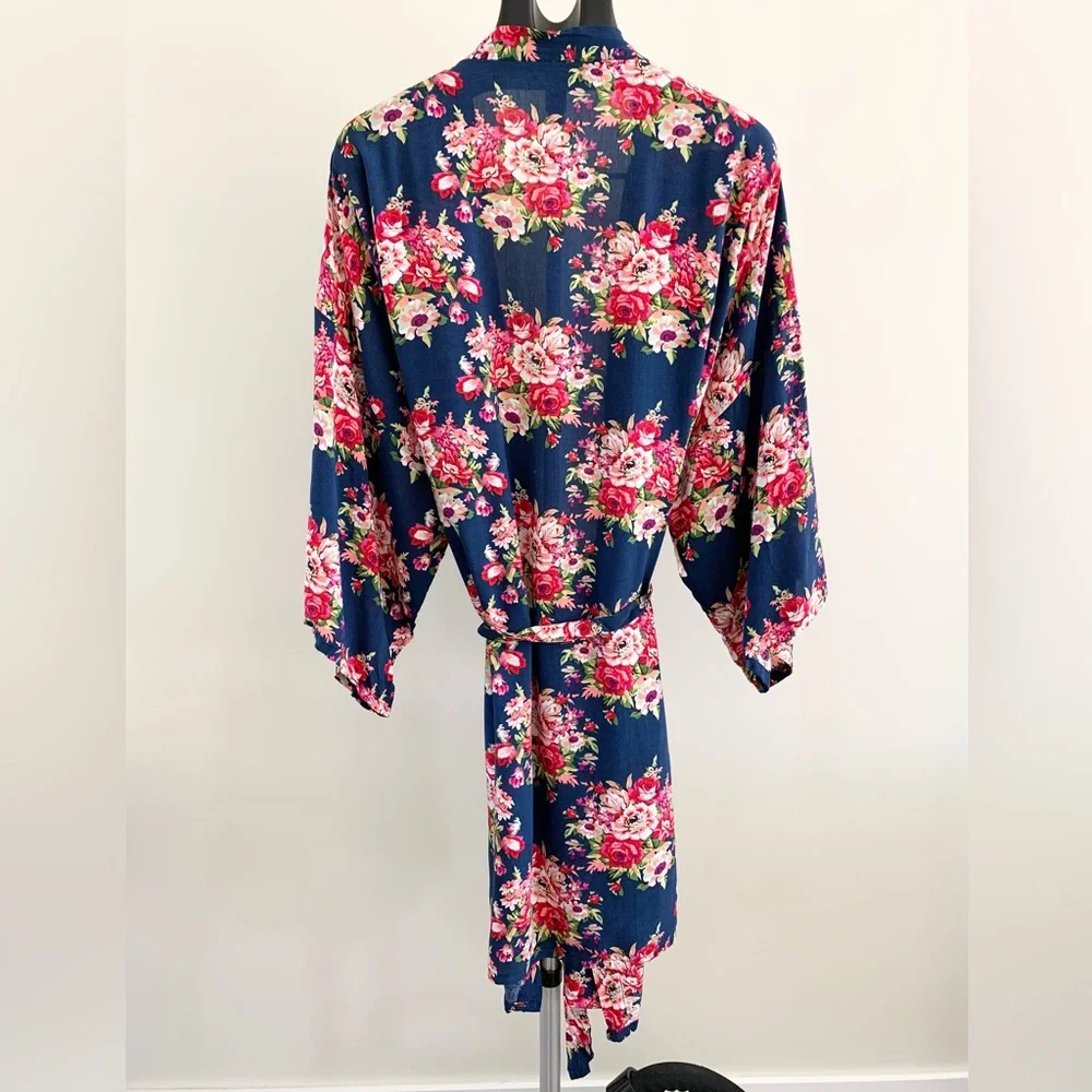Floral Print Robe - Picture 5 of 6